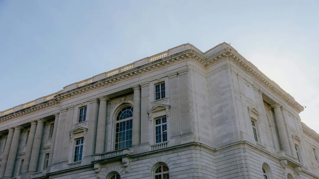 Federal government building exterior in Washington D.C.