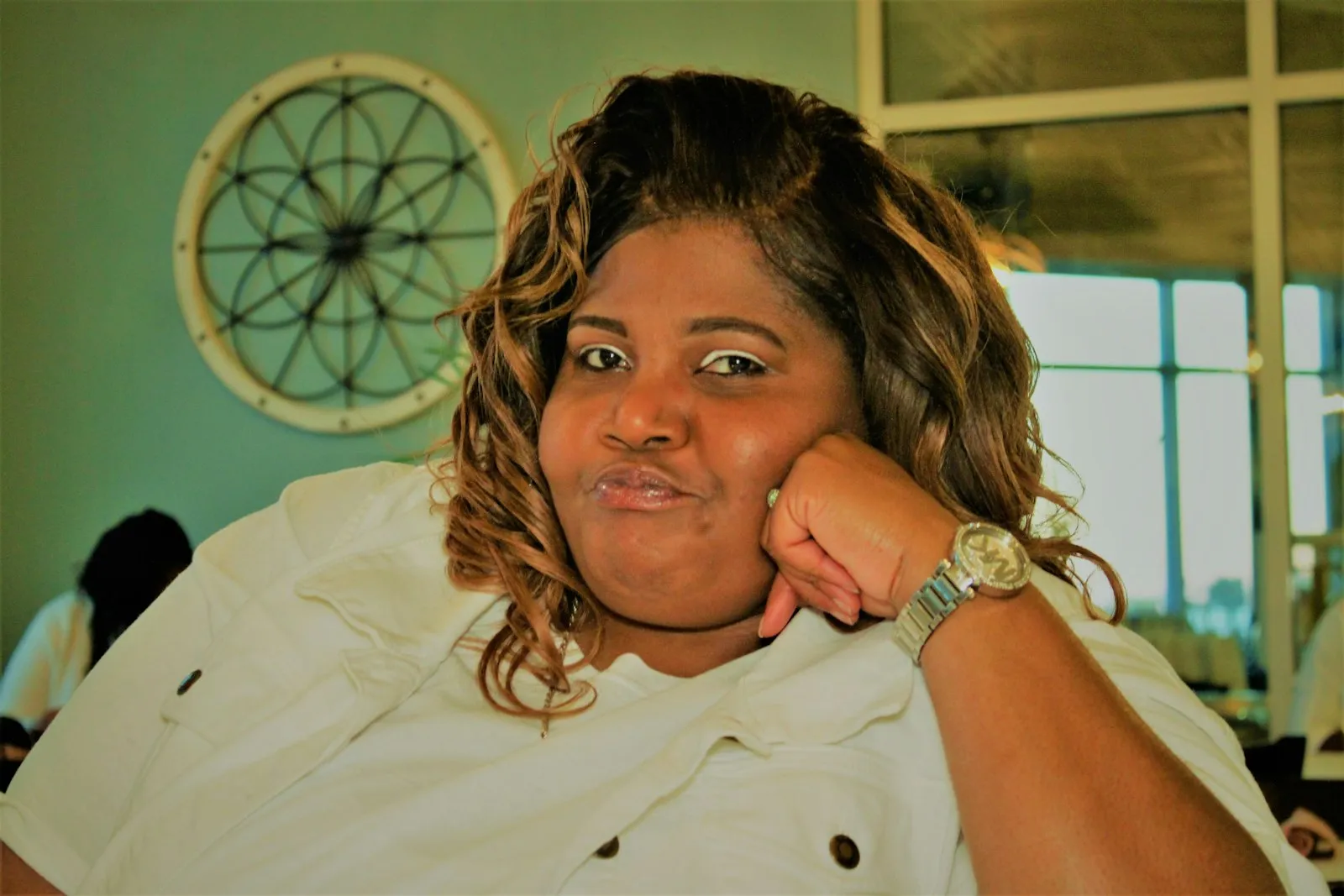 Angela Torres in her commercial kitchen