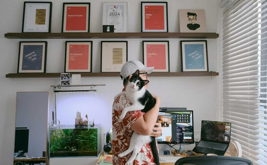 Self-employed woman balancing parenthood and business finances