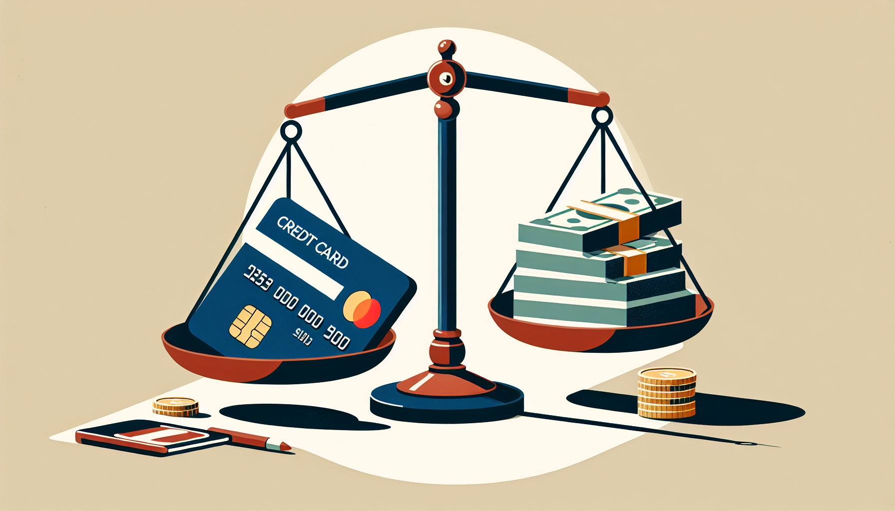 Illustration of the hidden cost of credit card business financing